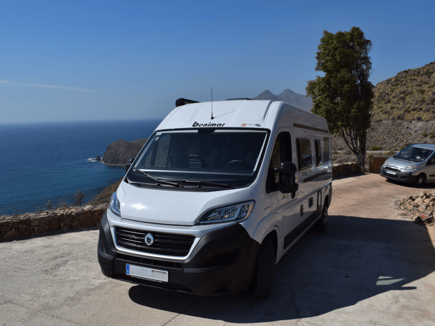Camper durante una ruta de 10 días desde Alicante hasta el Algarve recorriendo la costa de España y Portugal