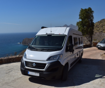 Camper durante una ruta de 10 días desde Alicante hasta el Algarve recorriendo la costa de España y Portugal